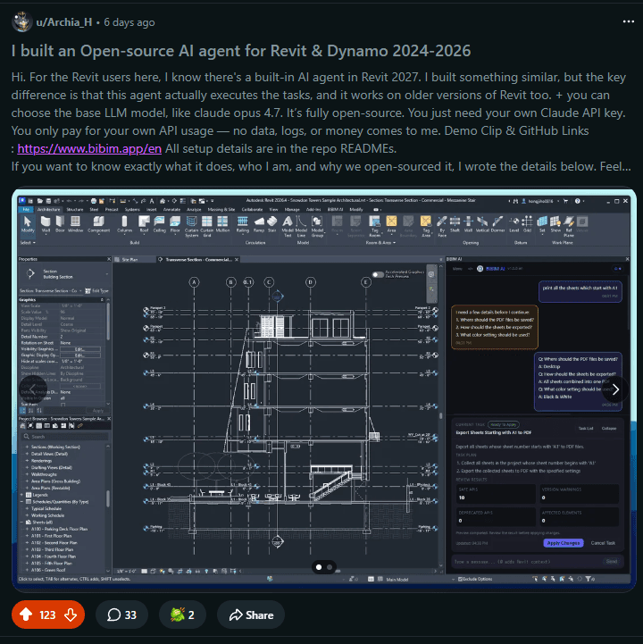 r/BIM community response to BIBIM AI launch